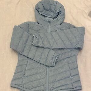 Marmot Light Blue Puffer Coat